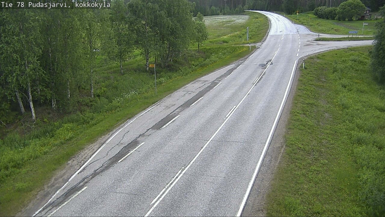 Kelikamerat Kuva Tie 78 Pudasjärvi, Kokkokylä, Pudasjärvi, Pohjois-Pohjanmaa
