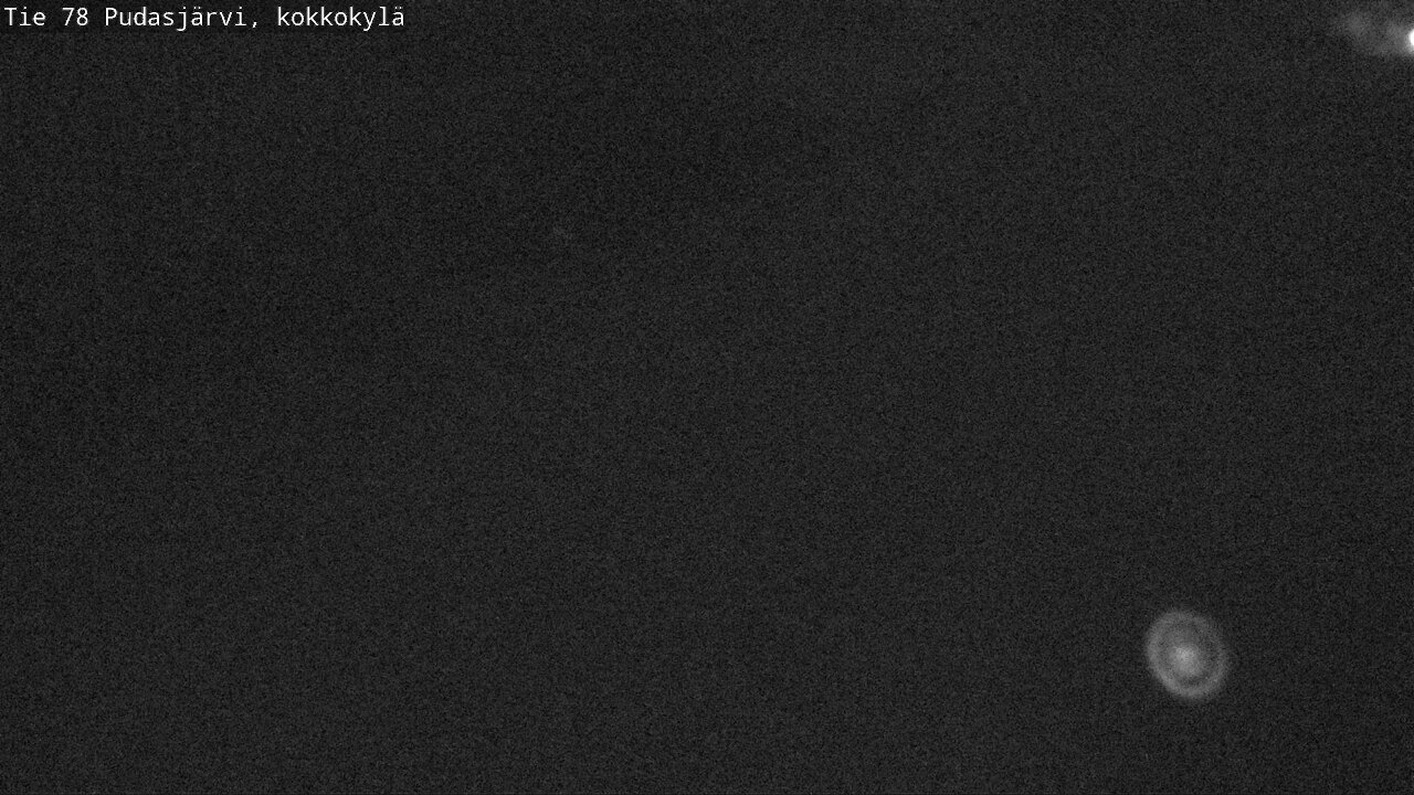 Weather Camera Image Väg 78 Pudasjärvi, Kokkokylä, Pudasjärvi, Pohjois-Pohjanmaa