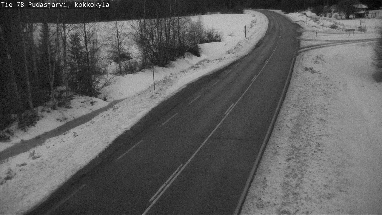 Kelikamerat Kuva Tie 78 Pudasjärvi, Kokkokylä, Pudasjärvi, Pohjois-Pohjanmaa