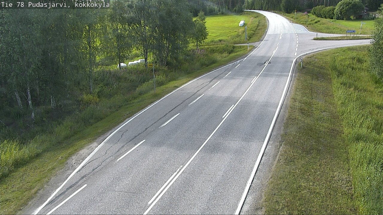 Kelikamerat Kuva Tie 78 Pudasjärvi, Kokkokylä, Pudasjärvi, Pohjois-Pohjanmaa