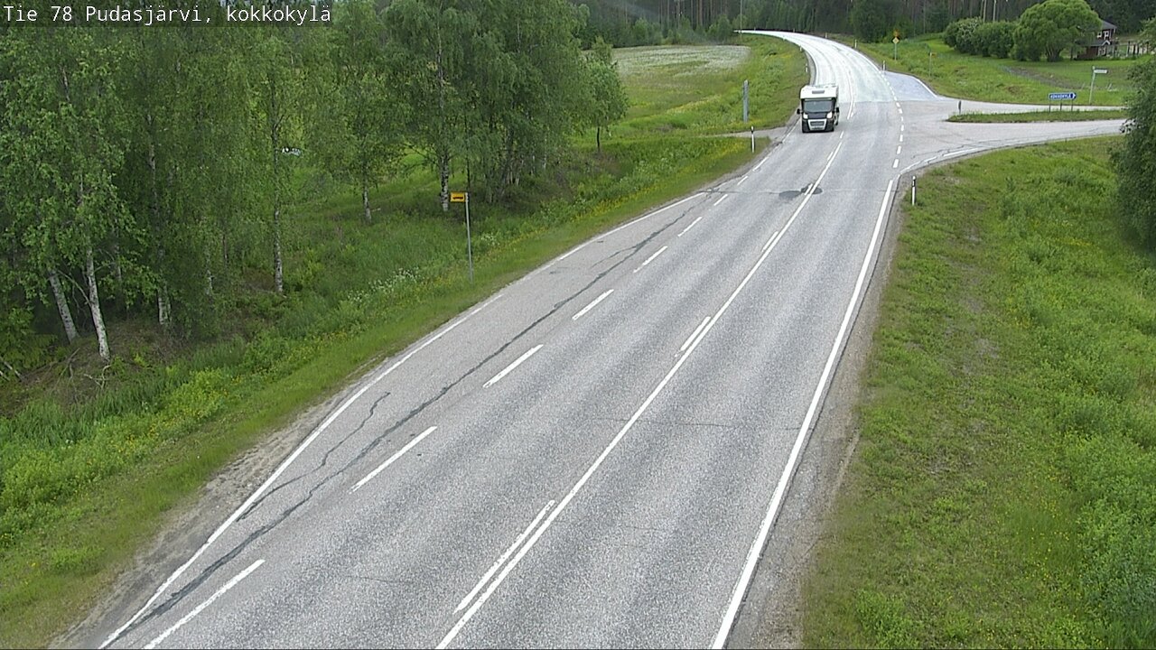 Kelikamerat Kuva Tie 78 Pudasjärvi, Kokkokylä, Pudasjärvi, Pohjois-Pohjanmaa