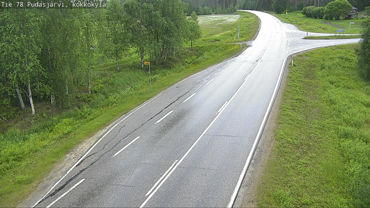 Kelikamerat Kuva Tie 78 Pudasjärvi, Kokkokylä, Pudasjärvi, Pohjois-Pohjanmaa