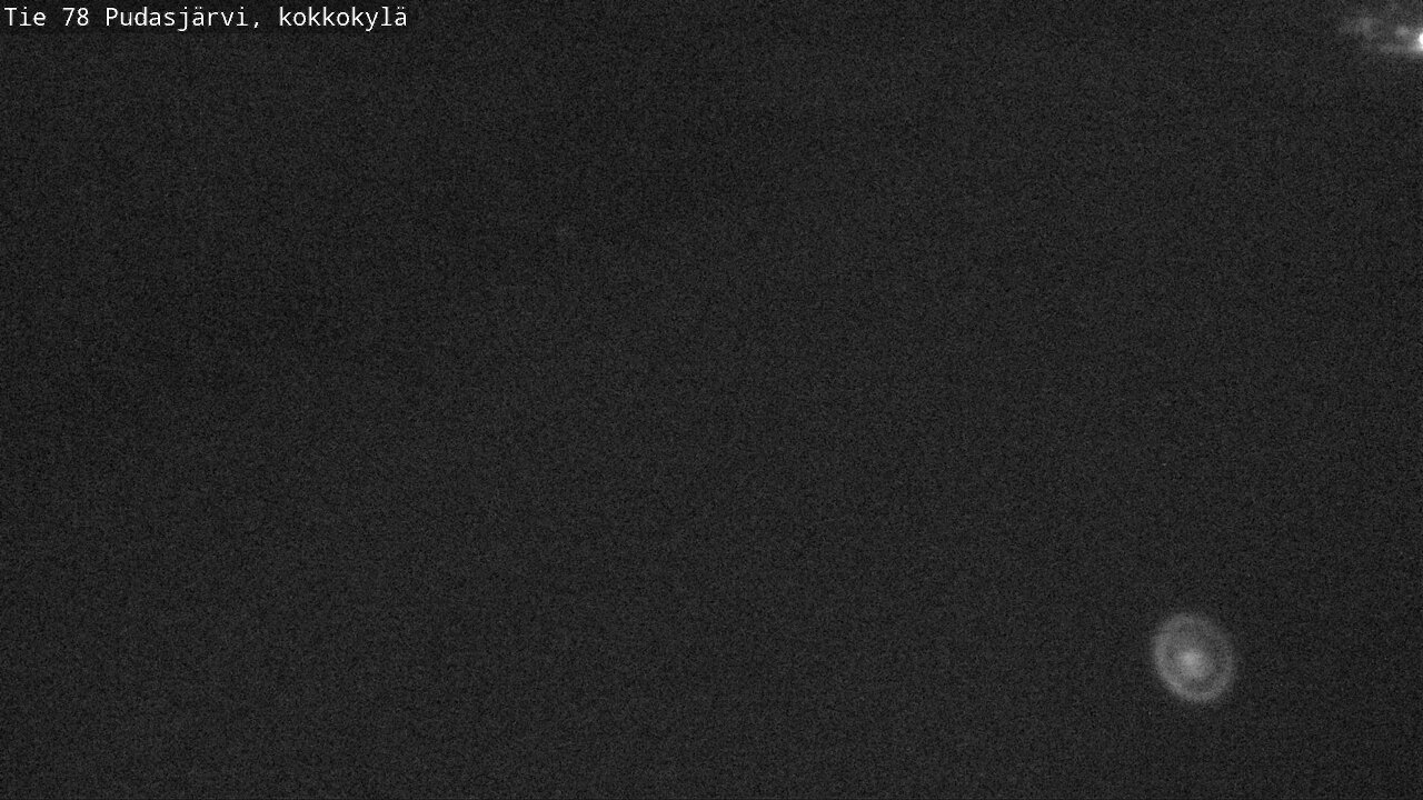 Weather Camera Image Väg 78 Pudasjärvi, Kokkokylä, Pudasjärvi, Pohjois-Pohjanmaa