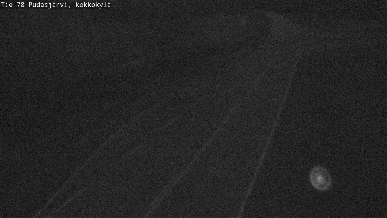 Weather Camera Image Road 78 Pudasjärvi, Kokkokylä, Pudasjärvi, Pohjois-Pohjanmaa