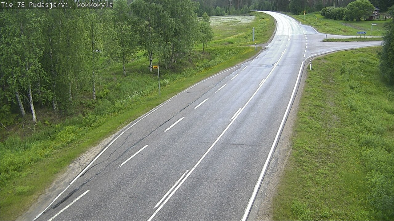 Kelikamerat Kuva Tie 78 Pudasjärvi, Kokkokylä, Pudasjärvi, Pohjois-Pohjanmaa