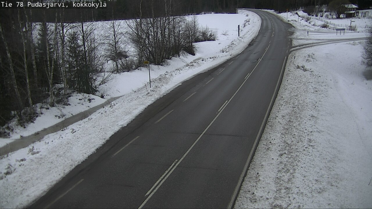 Kelikamerat Kuva Tie 78 Pudasjärvi, Kokkokylä, Pudasjärvi, Pohjois-Pohjanmaa