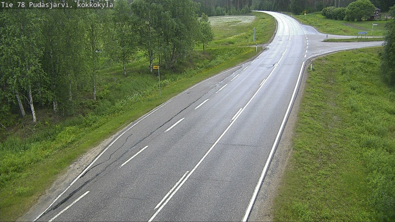 Kelikamerat Kuva Tie 78 Pudasjärvi, Kokkokylä, Pudasjärvi, Pohjois-Pohjanmaa