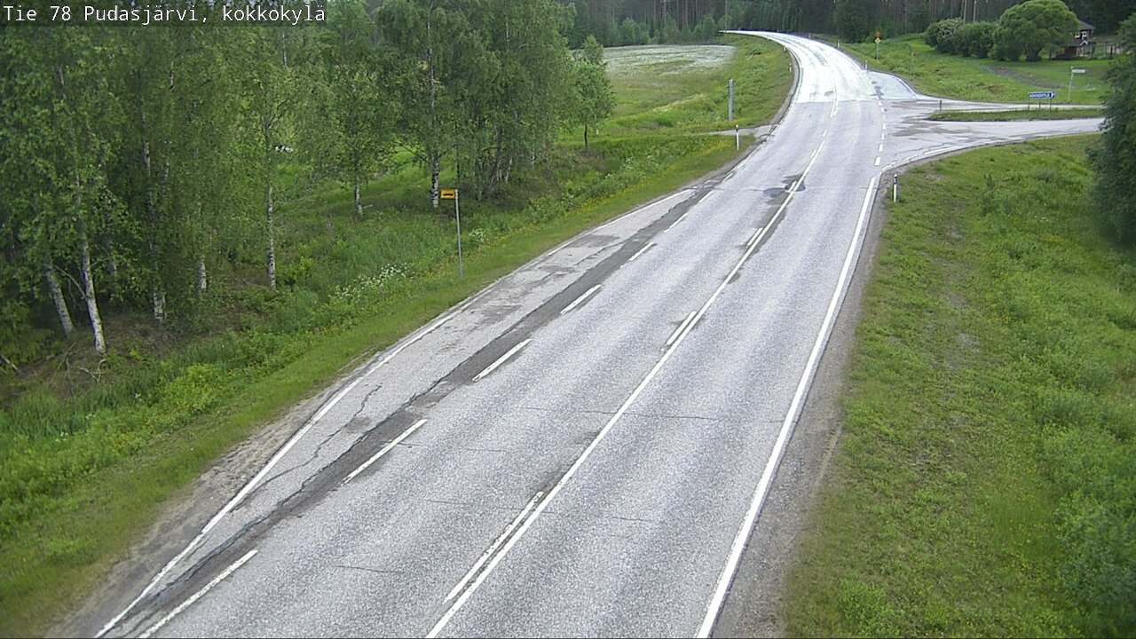 Kelikamerat Kuva Tie 78 Pudasjärvi, Kokkokylä, Pudasjärvi, Pohjois-Pohjanmaa