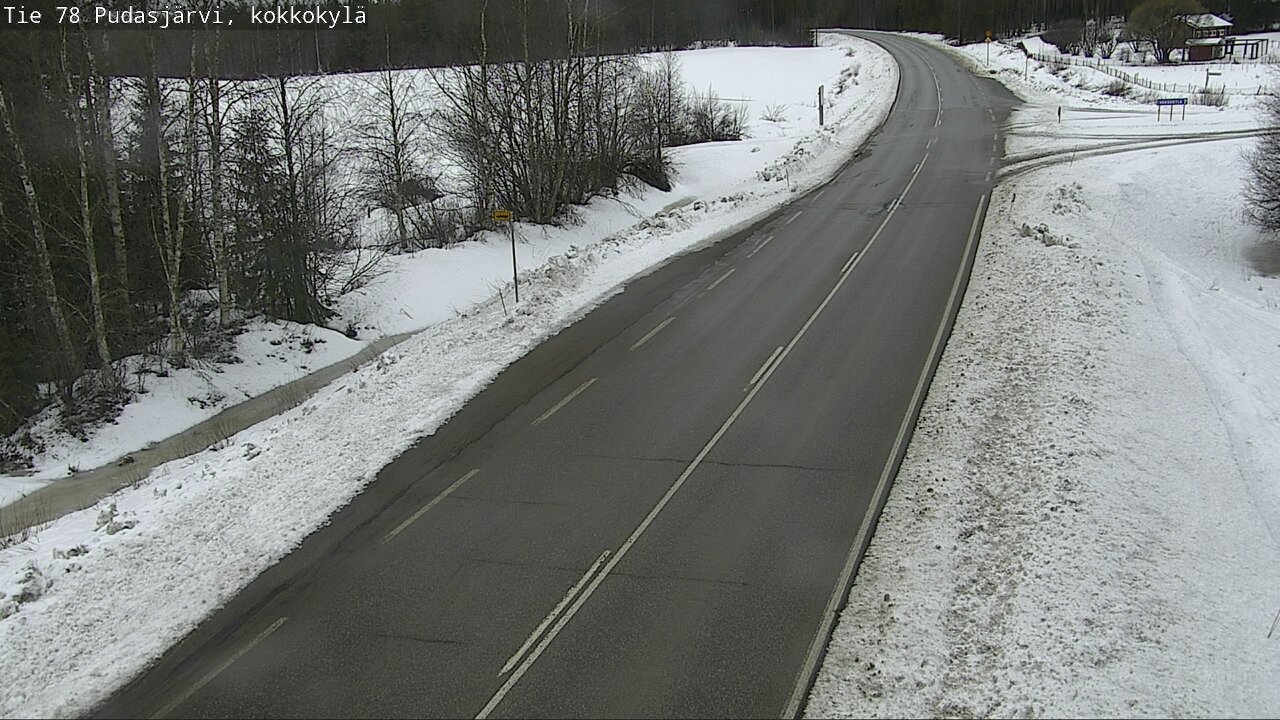 Kelikamerat Kuva Tie 78 Pudasjärvi, Kokkokylä, Pudasjärvi, Pohjois-Pohjanmaa