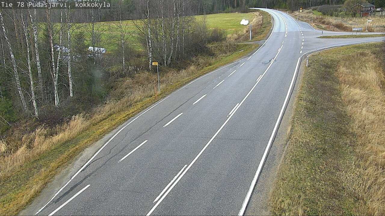 Kelikamerat Kuva Tie 78 Pudasjärvi, Kokkokylä, Pudasjärvi, Pohjois-Pohjanmaa