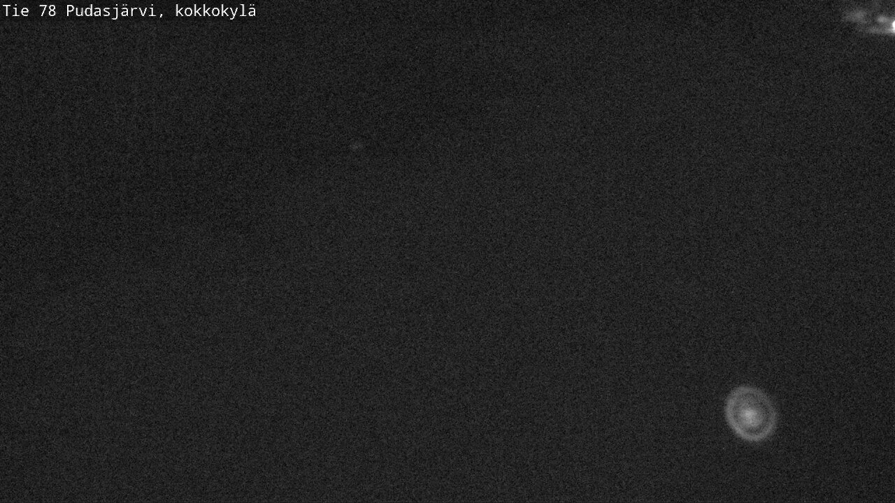 Weather Camera Image Väg 78 Pudasjärvi, Kokkokylä, Pudasjärvi, Pohjois-Pohjanmaa