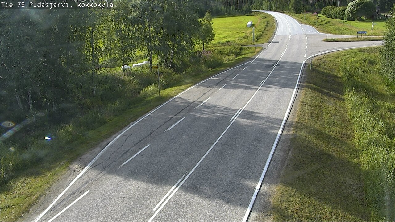 Kelikamerat Kuva Tie 78 Pudasjärvi, Kokkokylä, Pudasjärvi, Pohjois-Pohjanmaa