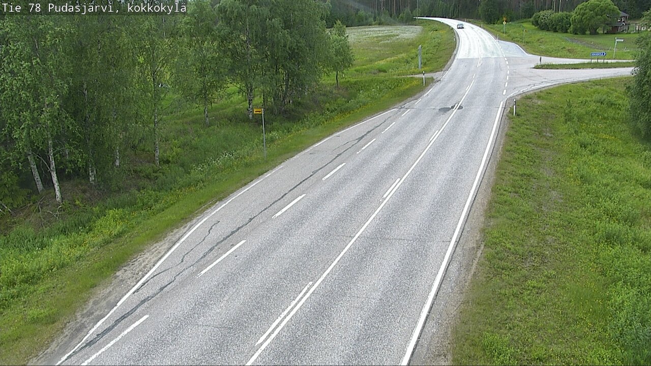 Kelikamerat Kuva Tie 78 Pudasjärvi, Kokkokylä, Pudasjärvi, Pohjois-Pohjanmaa