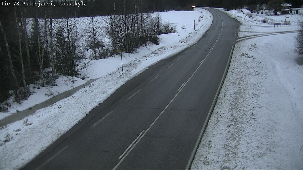 Kelikamerat Kuva Tie 78 Pudasjärvi, Kokkokylä, Pudasjärvi, Pohjois-Pohjanmaa