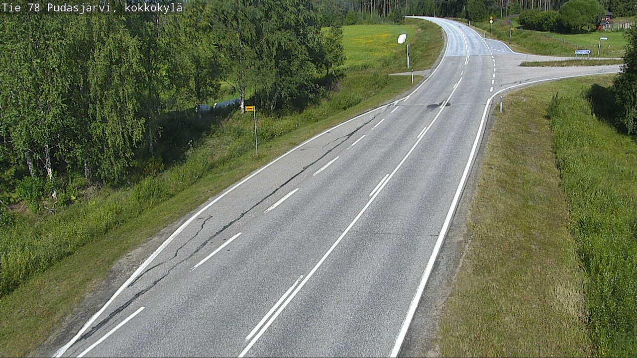 Kelikamerat Kuva Tie 78 Pudasjärvi, Kokkokylä, Pudasjärvi, Pohjois-Pohjanmaa