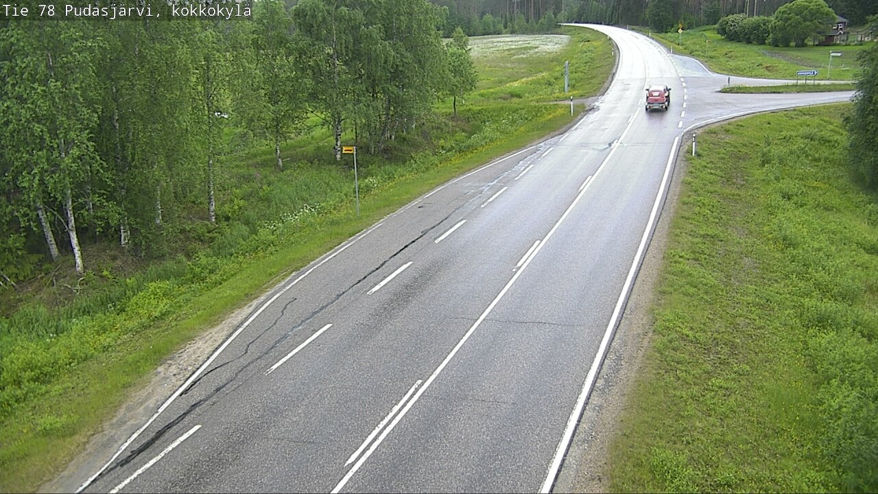 Kelikamerat Kuva Tie 78 Pudasjärvi, Kokkokylä, Pudasjärvi, Pohjois-Pohjanmaa