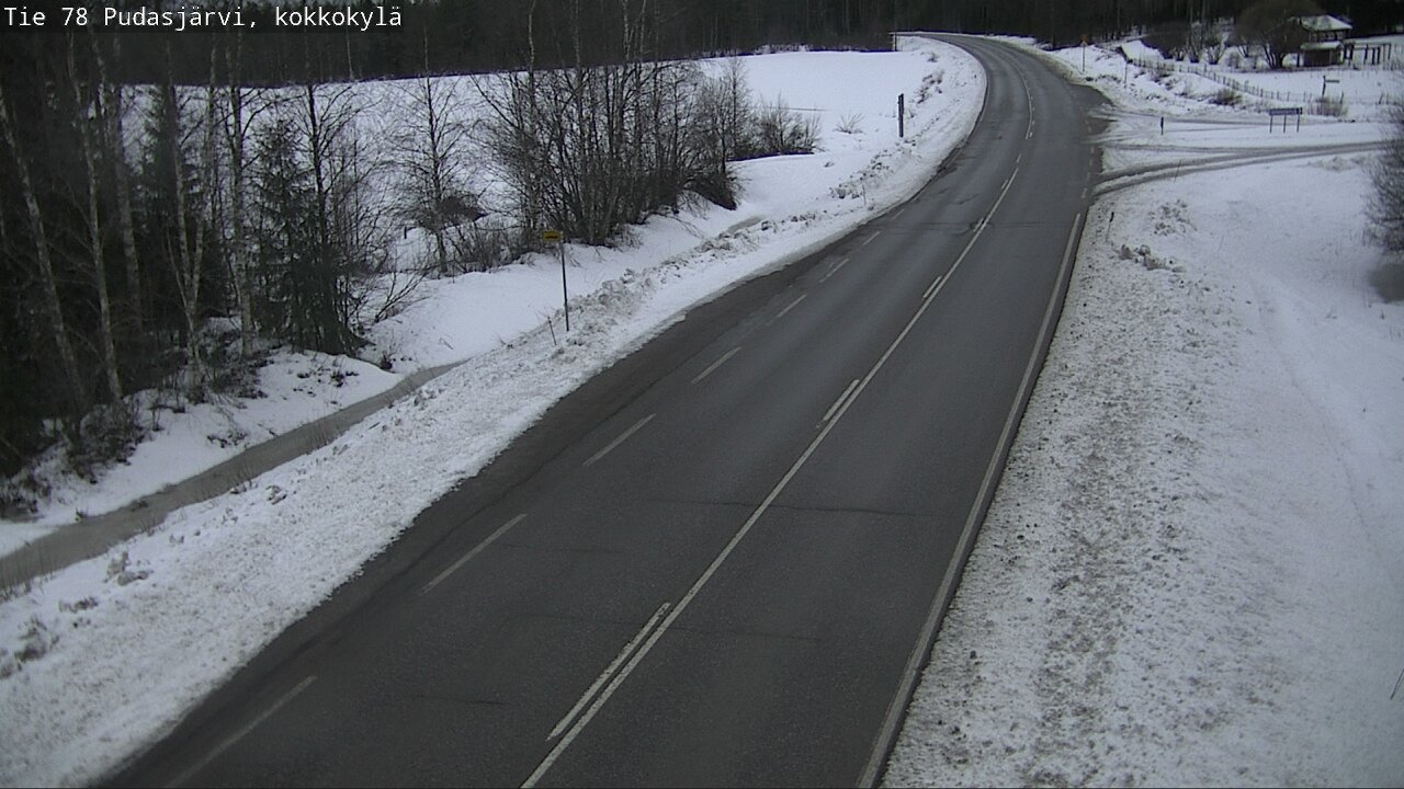 Kelikamerat Kuva Tie 78 Pudasjärvi, Kokkokylä, Pudasjärvi, Pohjois-Pohjanmaa