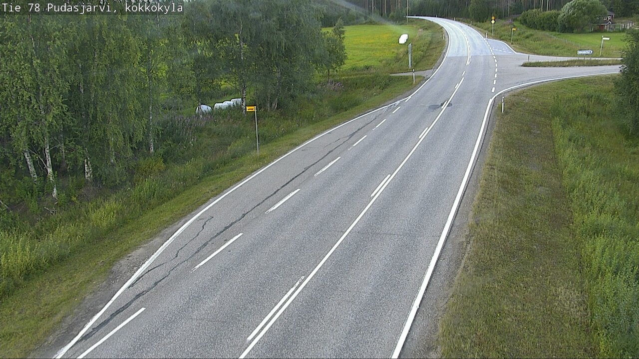 Kelikamerat Kuva Tie 78 Pudasjärvi, Kokkokylä, Pudasjärvi, Pohjois-Pohjanmaa