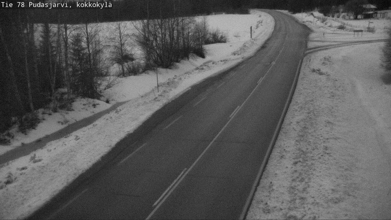 Kelikamerat Kuva Tie 78 Pudasjärvi, Kokkokylä, Pudasjärvi, Pohjois-Pohjanmaa