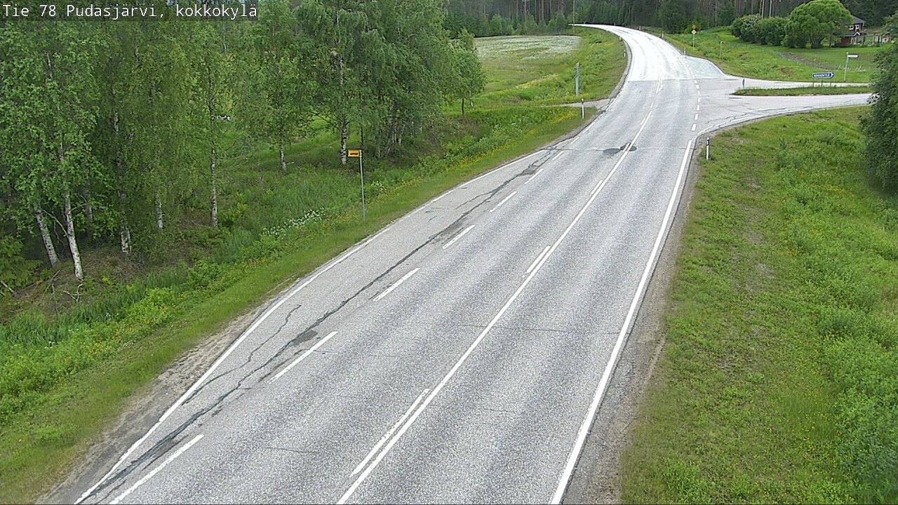 Kelikamerat Kuva Tie 78 Pudasjärvi, Kokkokylä, Pudasjärvi, Pohjois-Pohjanmaa