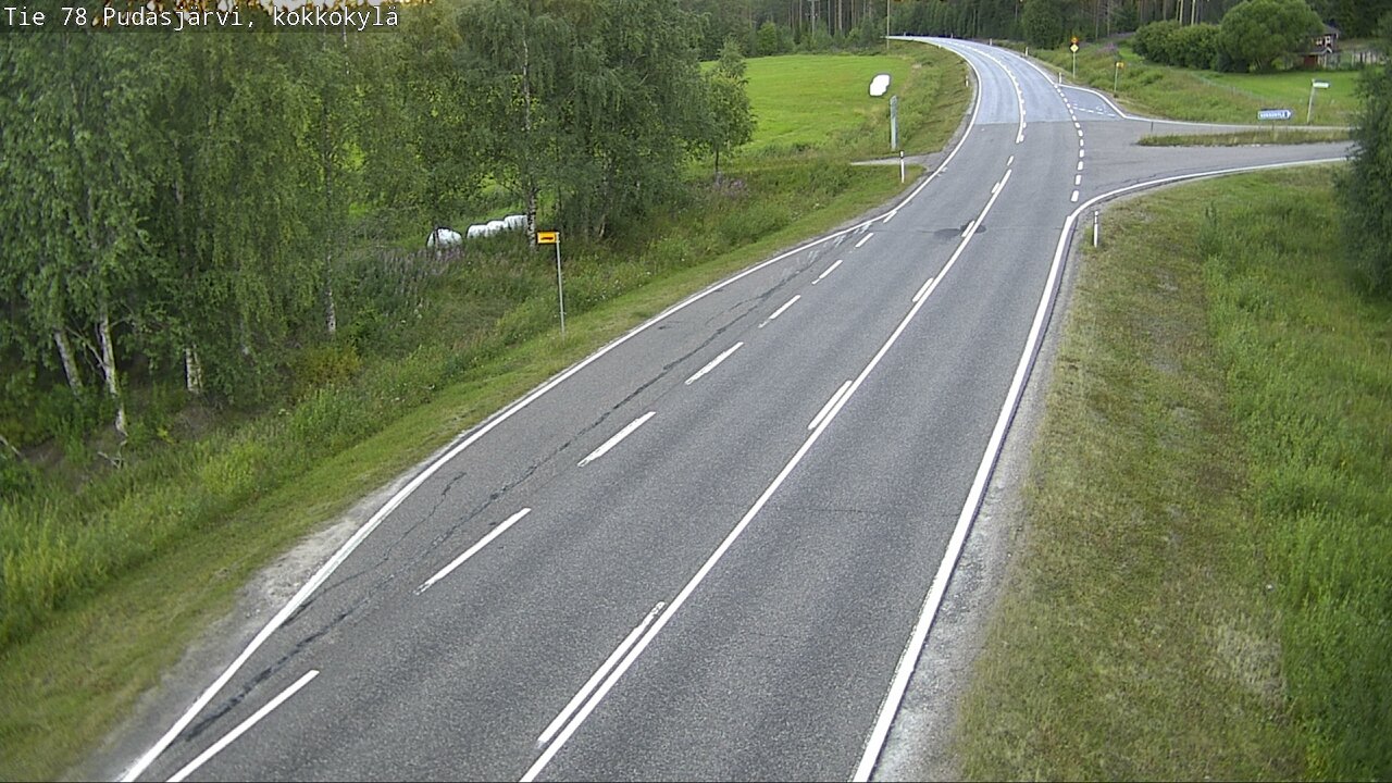 Kelikamerat Kuva Tie 78 Pudasjärvi, Kokkokylä, Pudasjärvi, Pohjois-Pohjanmaa