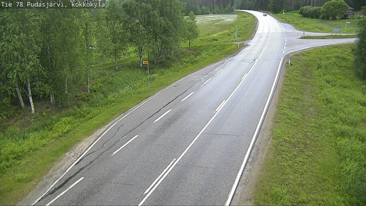 Kelikamerat Kuva Tie 78 Pudasjärvi, Kokkokylä, Pudasjärvi, Pohjois-Pohjanmaa