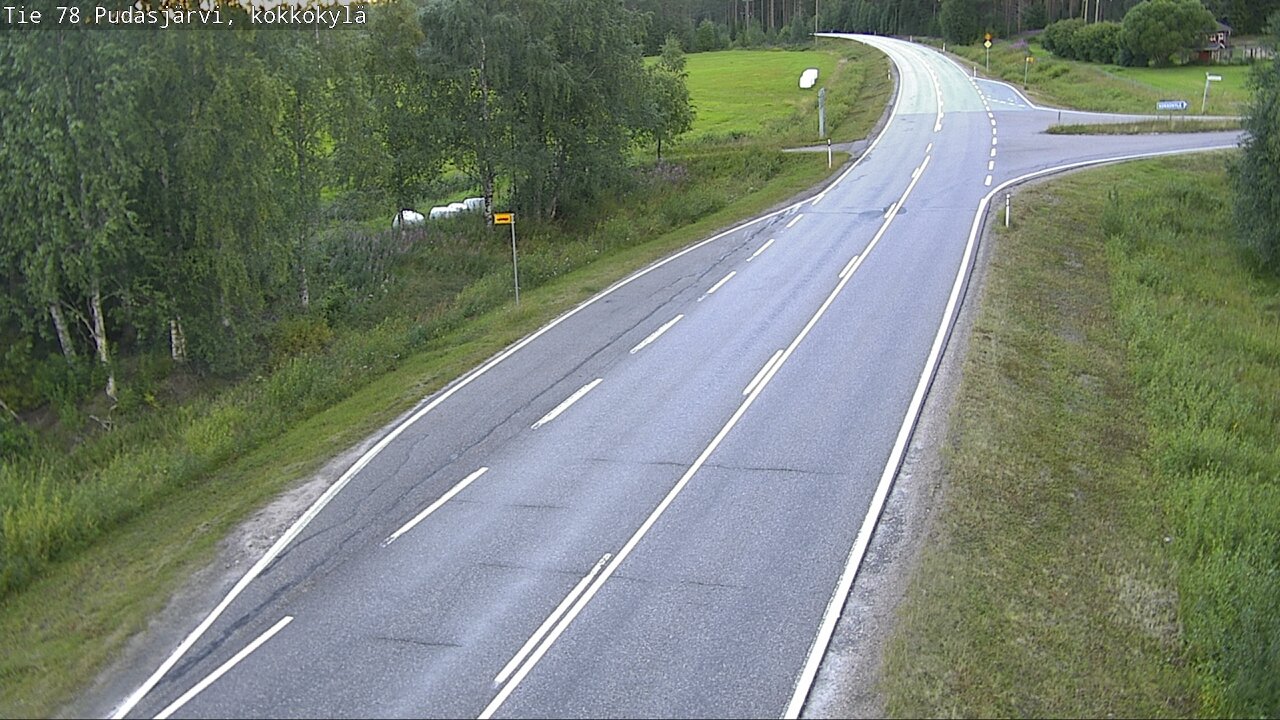 Kelikamerat Kuva Tie 78 Pudasjärvi, Kokkokylä, Pudasjärvi, Pohjois-Pohjanmaa
