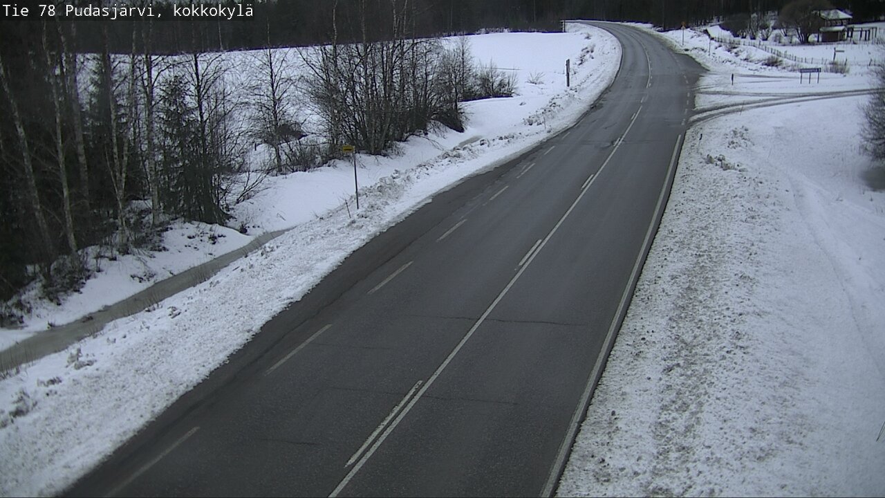 Kelikamerat Kuva Tie 78 Pudasjärvi, Kokkokylä, Pudasjärvi, Pohjois-Pohjanmaa