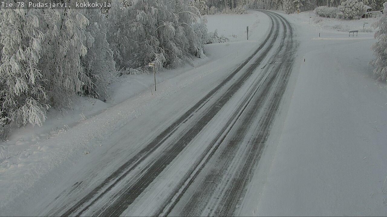 Kelikamerat Kuva Tie 78 Pudasjärvi, Kokkokylä, Pudasjärvi, Pohjois-Pohjanmaa