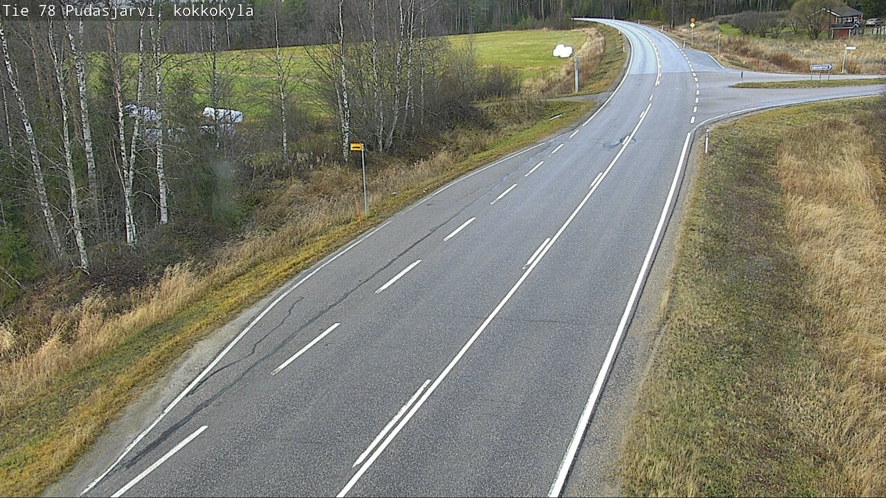 Kelikamerat Kuva Tie 78 Pudasjärvi, Kokkokylä, Pudasjärvi, Pohjois-Pohjanmaa