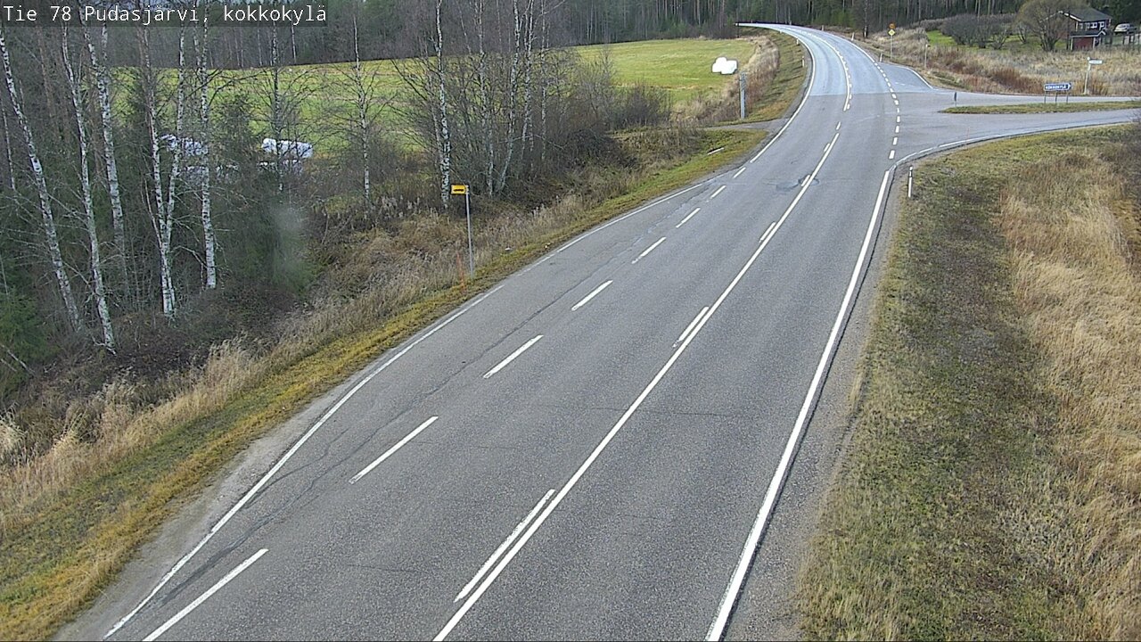 Kelikamerat Kuva Tie 78 Pudasjärvi, Kokkokylä, Pudasjärvi, Pohjois-Pohjanmaa