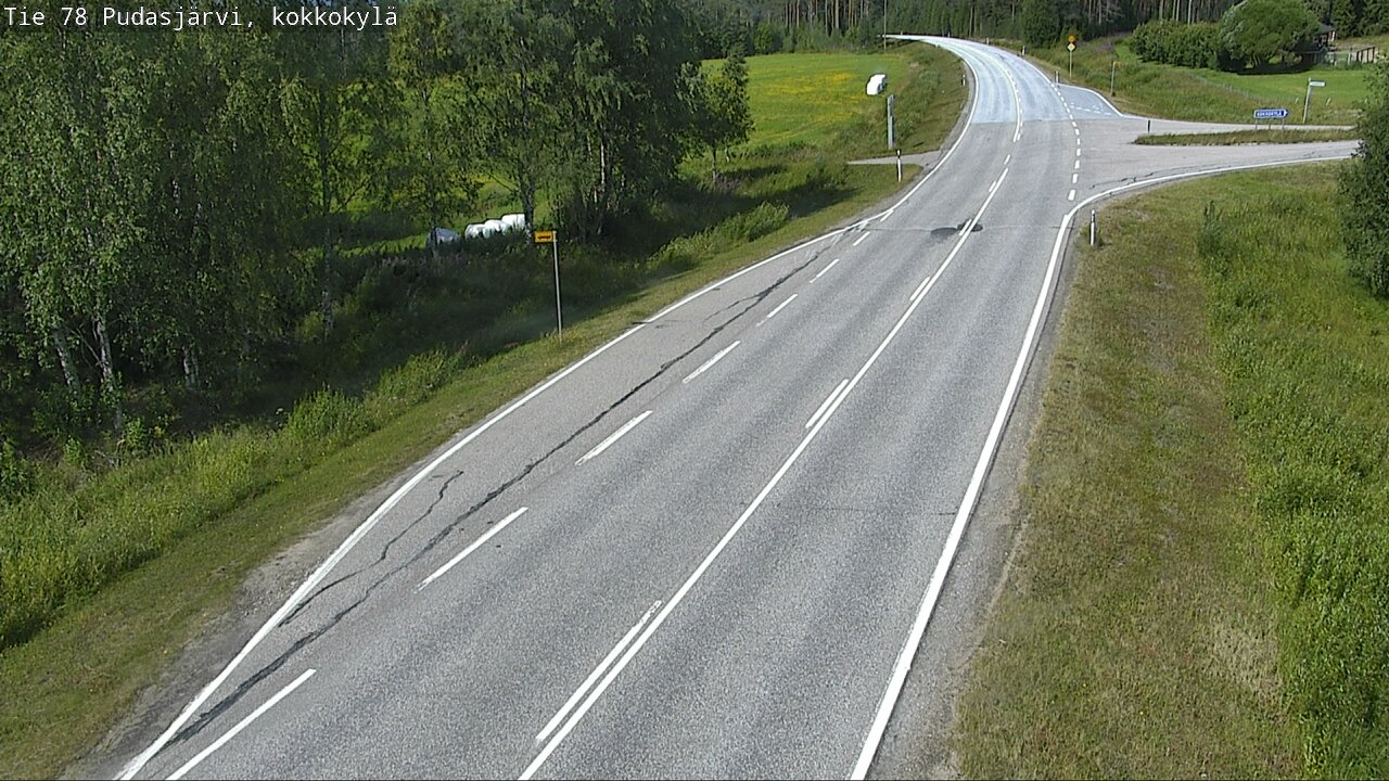 Kelikamerat Kuva Tie 78 Pudasjärvi, Kokkokylä, Pudasjärvi, Pohjois-Pohjanmaa