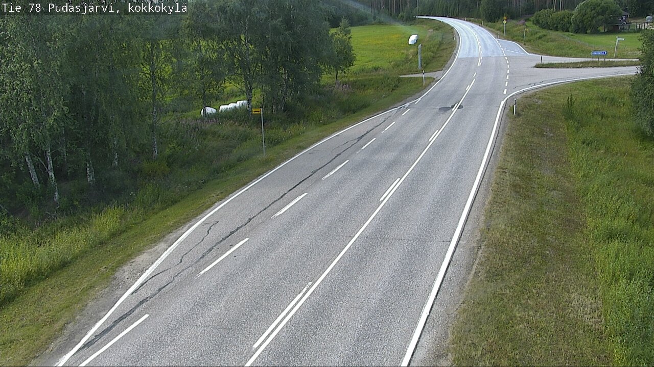 Kelikamerat Kuva Tie 78 Pudasjärvi, Kokkokylä, Pudasjärvi, Pohjois-Pohjanmaa