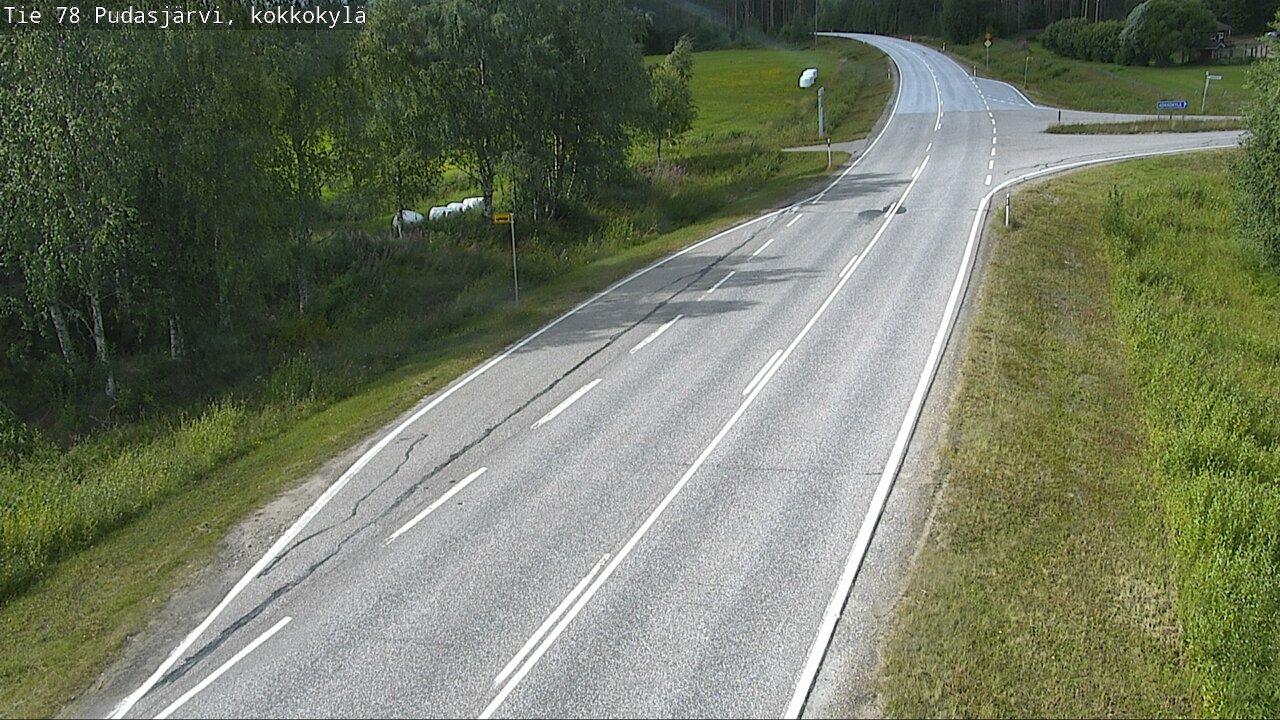 Kelikamerat Kuva Tie 78 Pudasjärvi, Kokkokylä, Pudasjärvi, Pohjois-Pohjanmaa