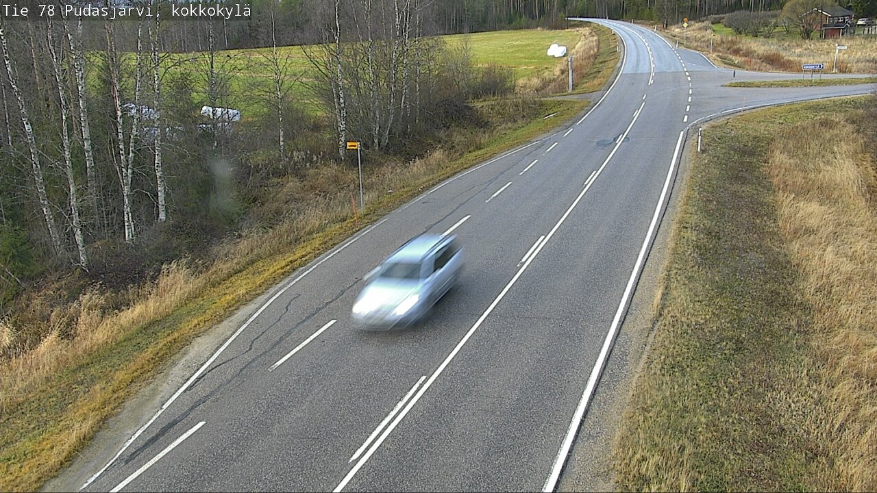 Kelikamerat Kuva Tie 78 Pudasjärvi, Kokkokylä, Pudasjärvi, Pohjois-Pohjanmaa