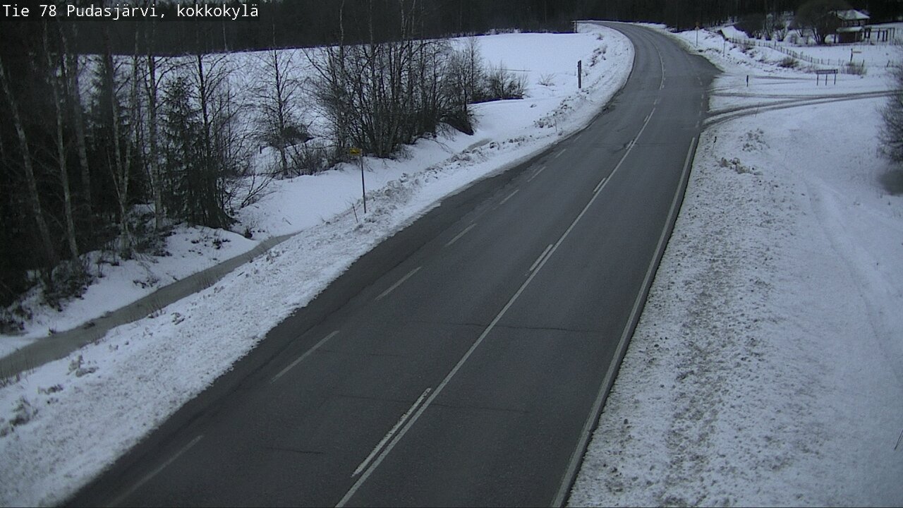 Kelikamerat Kuva Tie 78 Pudasjärvi, Kokkokylä, Pudasjärvi, Pohjois-Pohjanmaa