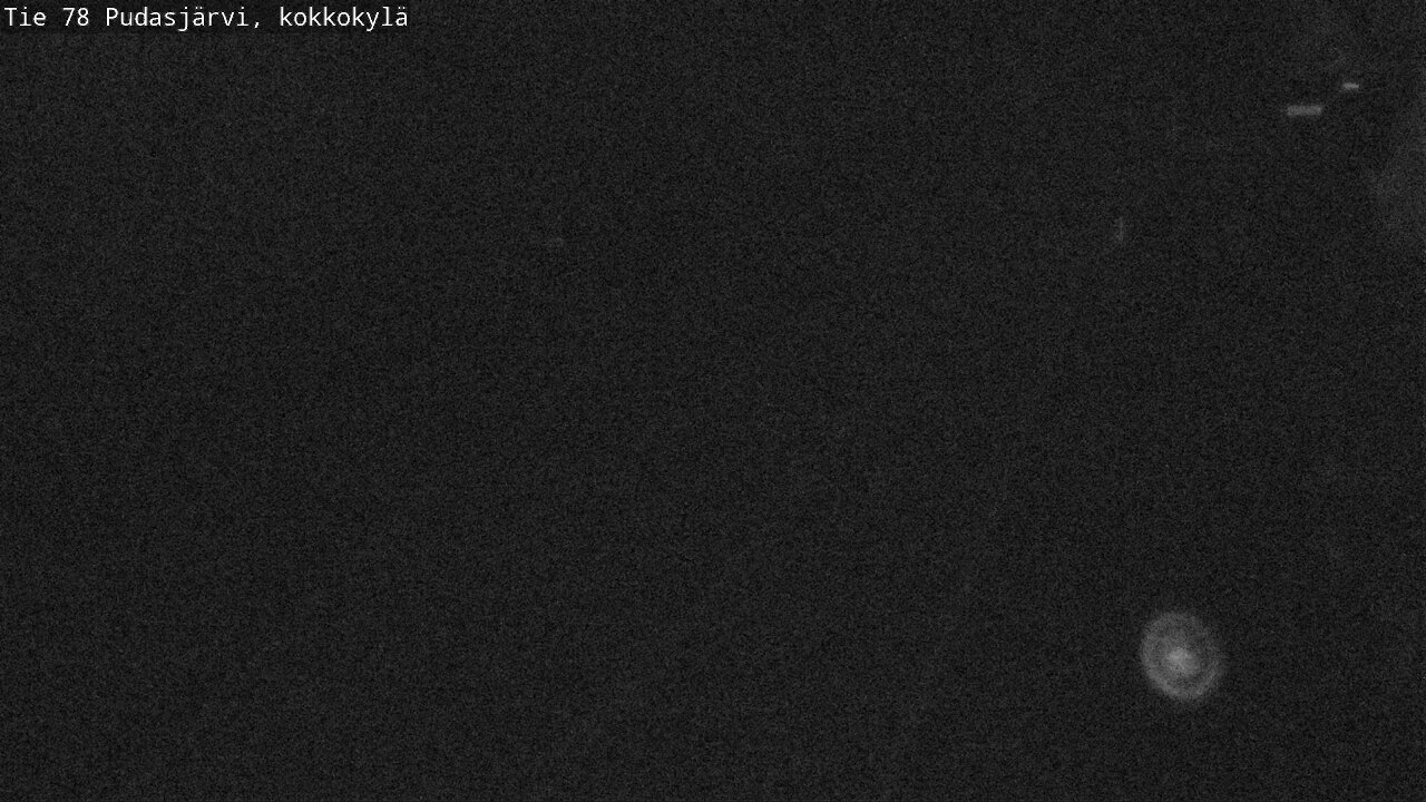 Weather Camera Image Road 78 Pudasjärvi, Kokkokylä, Pudasjärvi, Pohjois-Pohjanmaa