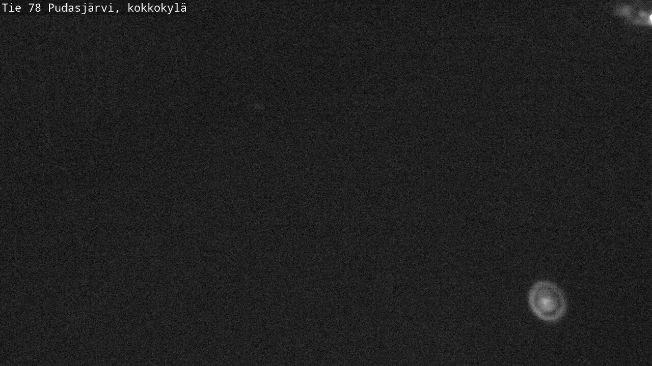 Weather Camera Image Väg 78 Pudasjärvi, Kokkokylä, Pudasjärvi, Pohjois-Pohjanmaa