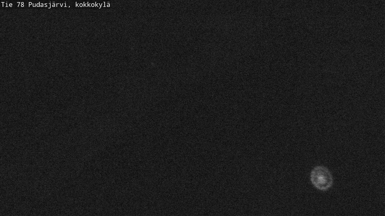 Weather Camera Image Road 78 Pudasjärvi, Kokkokylä, Pudasjärvi, Pohjois-Pohjanmaa