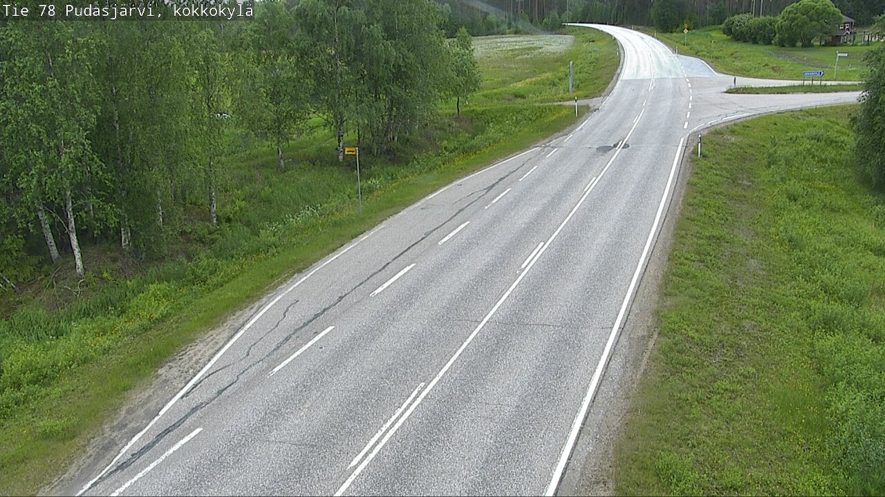 Kelikamerat Kuva Tie 78 Pudasjärvi, Kokkokylä, Pudasjärvi, Pohjois-Pohjanmaa