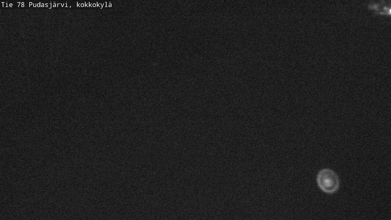 Weather Camera Image Väg 78 Pudasjärvi, Kokkokylä, Pudasjärvi, Pohjois-Pohjanmaa