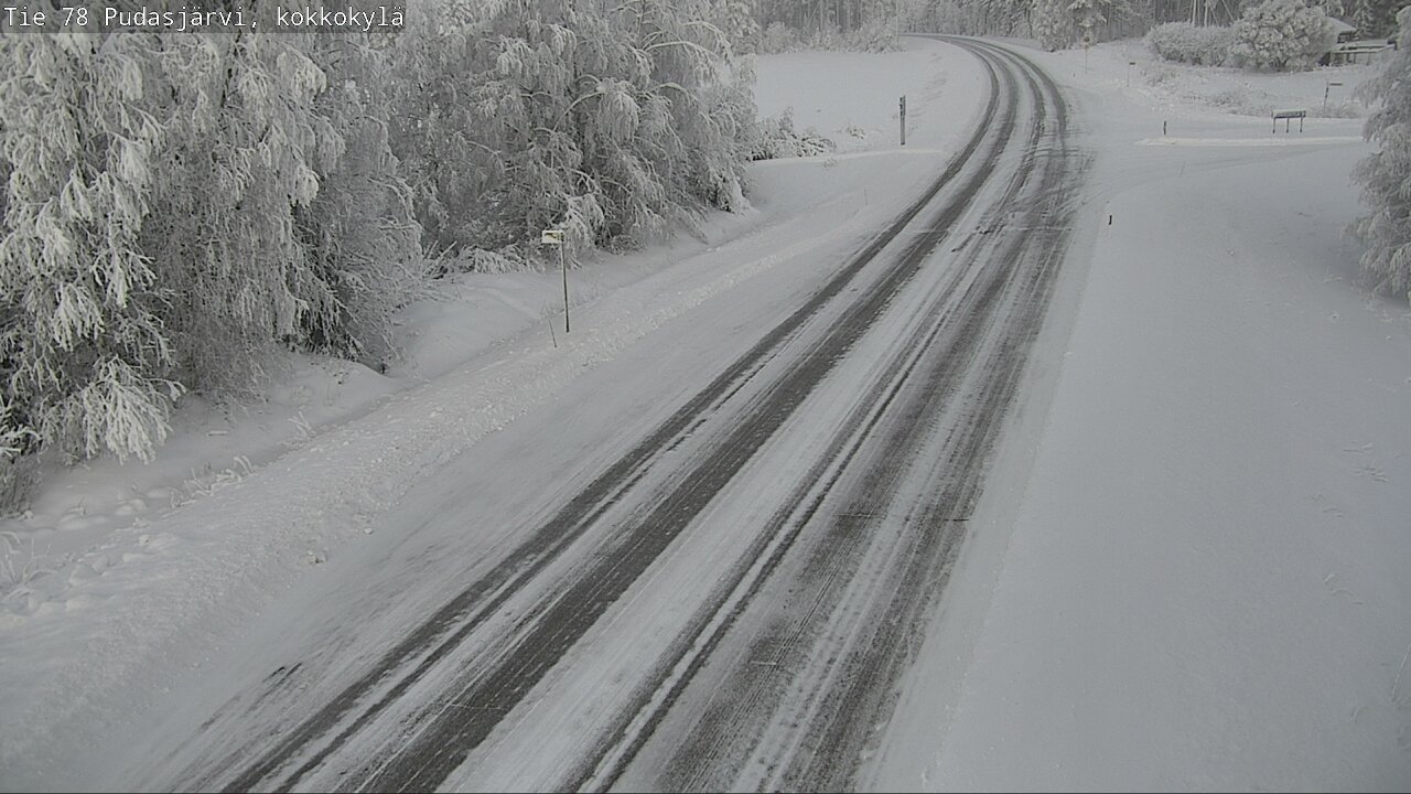 Kelikamerat Kuva Tie 78 Pudasjärvi, Kokkokylä, Pudasjärvi, Pohjois-Pohjanmaa