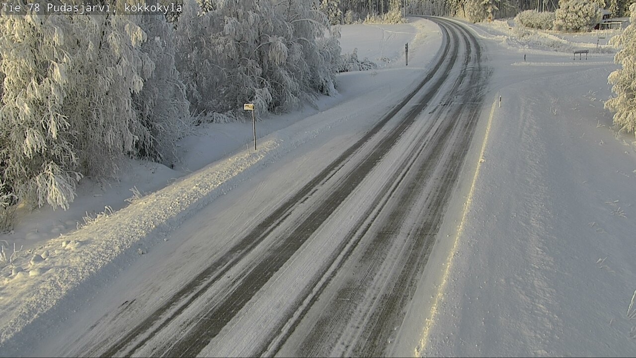 Kelikamerat Kuva Tie 78 Pudasjärvi, Kokkokylä, Pudasjärvi, Pohjois-Pohjanmaa
