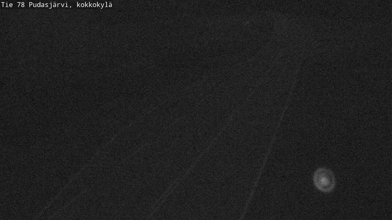 Weather Camera Image Road 78 Pudasjärvi, Kokkokylä, Pudasjärvi, Pohjois-Pohjanmaa