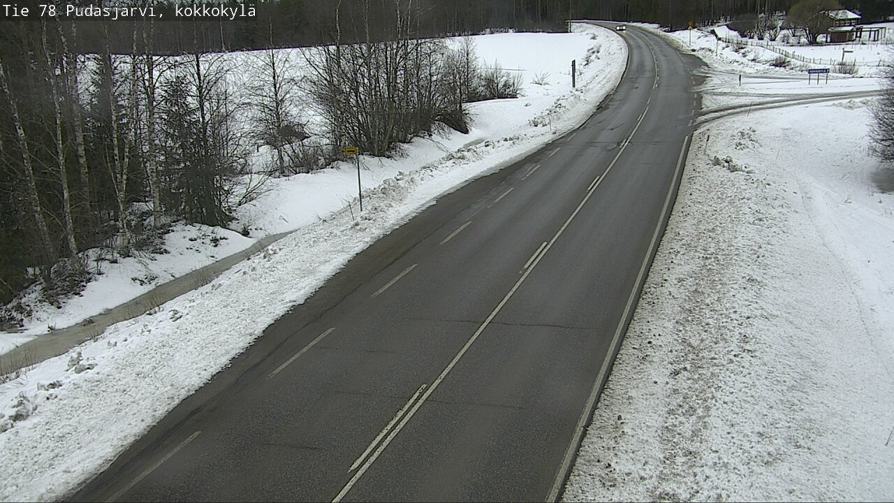 Kelikamerat Kuva Tie 78 Pudasjärvi, Kokkokylä, Pudasjärvi, Pohjois-Pohjanmaa