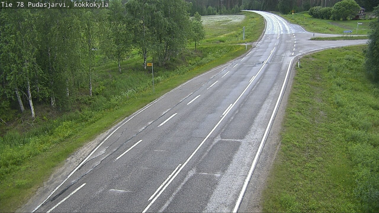 Kelikamerat Kuva Tie 78 Pudasjärvi, Kokkokylä, Pudasjärvi, Pohjois-Pohjanmaa