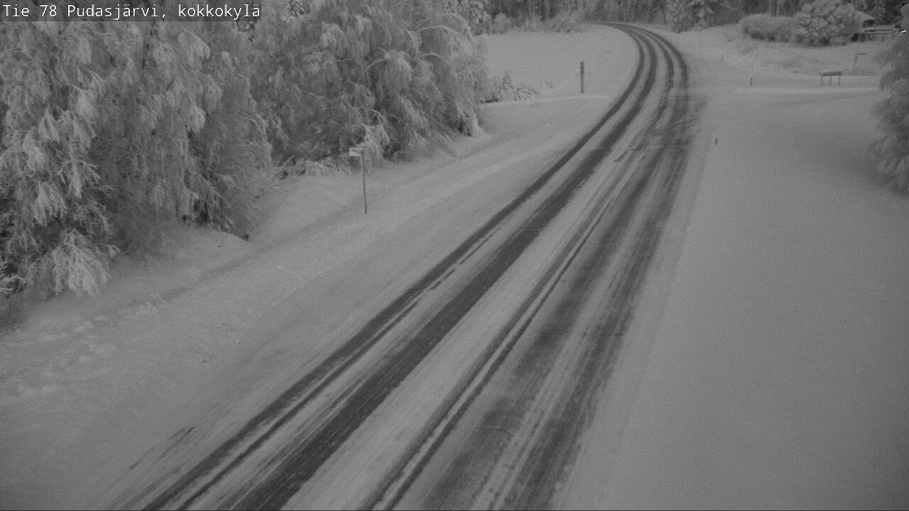 Kelikamerat Kuva Tie 78 Pudasjärvi, Kokkokylä, Pudasjärvi, Pohjois-Pohjanmaa