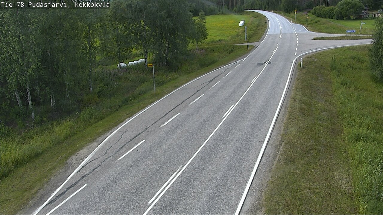 Kelikamerat Kuva Tie 78 Pudasjärvi, Kokkokylä, Pudasjärvi, Pohjois-Pohjanmaa