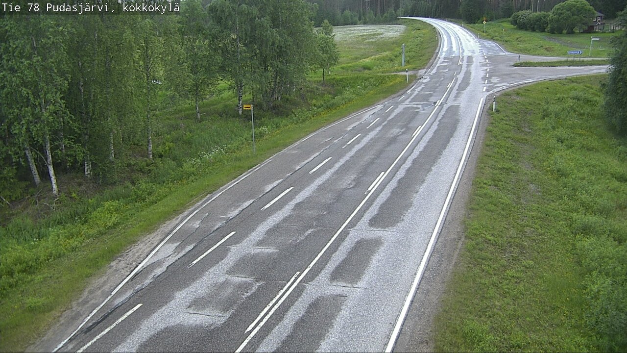 Kelikamerat Kuva Tie 78 Pudasjärvi, Kokkokylä, Pudasjärvi, Pohjois-Pohjanmaa