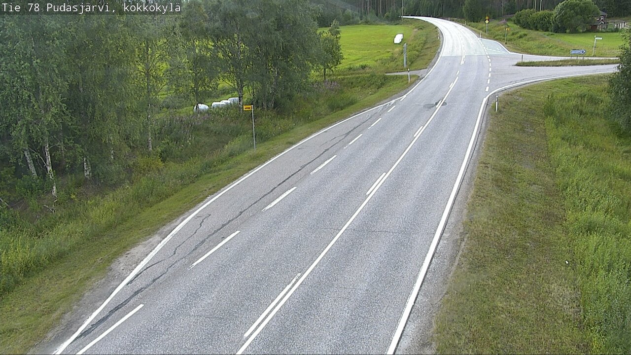 Kelikamerat Kuva Tie 78 Pudasjärvi, Kokkokylä, Pudasjärvi, Pohjois-Pohjanmaa